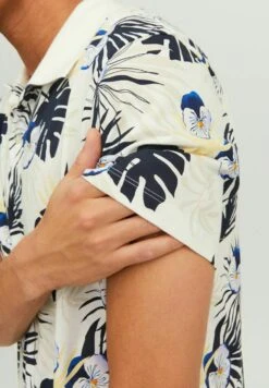 Jack & Jones Kurzärmeliges All-Over-Print - Poloshirt - Cloud Dancer -Jack & Jones 00582bf5123f4c22b5c3d8a89ba5a164