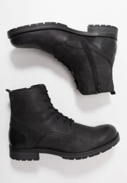 Jack & Jones Jfworca- Veterboots - Anthracite -Jack & Jones 008849c3270e4049acd36103f198393c