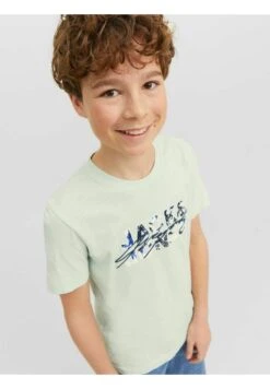 Jack & Jones Junior Logo - T-Shirt Print - Pale Blue -Jack & Jones 017cfc33442a4abca4d922e2f69f0e33