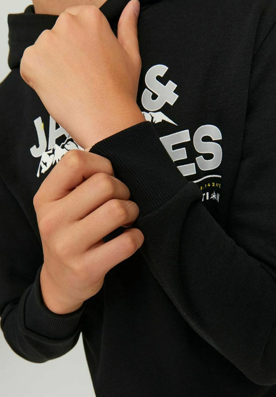 Jack & Jones Junior Hoodie - Black 5 Jack & Jones Junior Hoodie - Black - Afbeelding 5