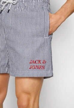 Jack & Jones Jpstfiji Seersucker- Zwemshorts - Navy Blazer -Jack & Jones 0374e26b7b9f461791b8c1721774df02