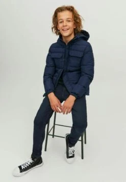 Jack & Jones Junior Jungen Liam Original - Slim Fit Jeans - Blue Denim -Jack & Jones 04753b67000243d4a61ab2f3cf69f1d9