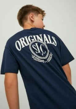 Jack & Jones Junior Schlichtes - T-Shirt Print - Navy Blazer 12 Jack & Jones Junior Schlichtes - T-Shirt Print - Navy Blazer -Jack & Jones 05fbdcd9cdc24ca5ab75a2e3c48f6806