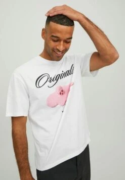 Jack & Jones Print - T-Shirt Print - White -Jack & Jones 061fe01c42cd42be8ccfa5e957985622