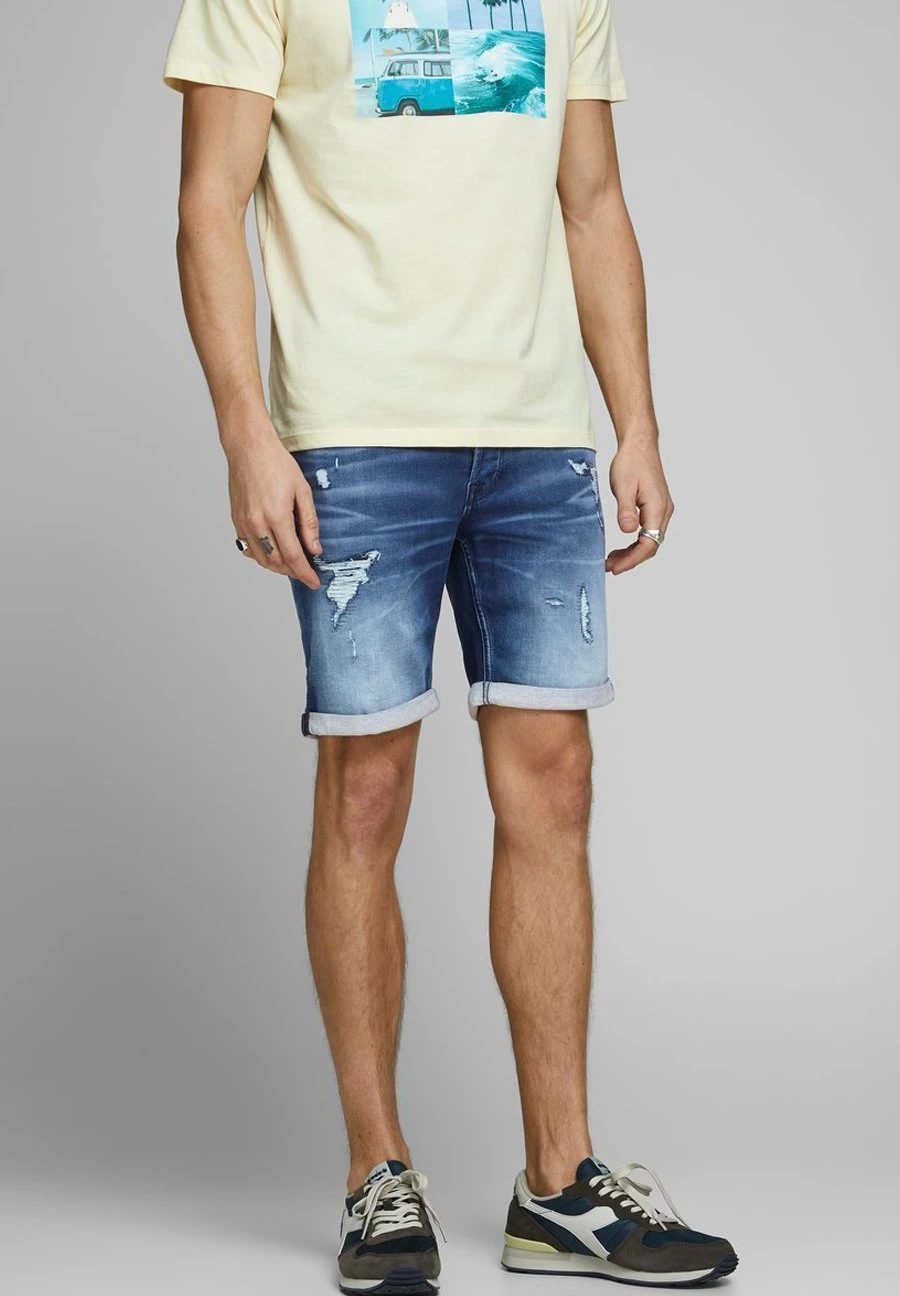 Jack & Jones Jeansshorts Rick Icon - Jeansshort - Blue Denim 1 Jack & Jones Jeansshorts Rick Icon - Jeansshort - Blue Denim