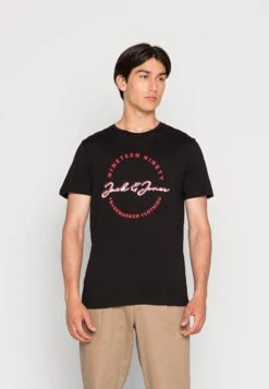 Jack & Jones Jjstamp Tee Crew Neck 3 Pack - T-Shirt Print - Black/White/Navy Blazer 10 Jack & Jones Jjstamp Tee Crew Neck 3 Pack - T-Shirt Print - Black/White/Navy Blazer -Jack & Jones 07b2bc4ef3554a1da59d747ba73c3f62