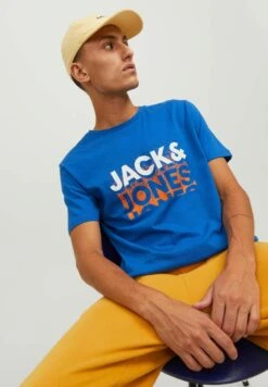 Jack & Jones Klassisches - T-Shirt Print - Blue Iolite -Jack & Jones 0803f7ec44aa4732b355da5afbb3fd9c