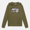 Jack & Jones Junior Hood- Hoodie - Olive Branch