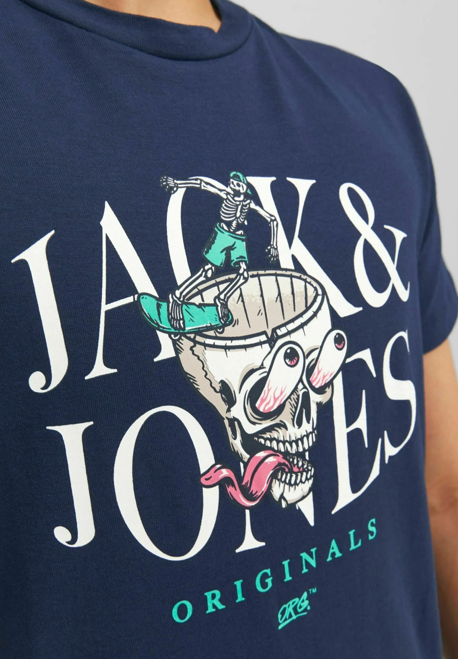 Jack & Jones Junior Jorafterlife Tee Ss Crew Neck Sn Jnr - T-Shirt Print - Navy Blazer 4 Jack & Jones Junior Jorafterlife Tee Ss Crew Neck Sn Jnr - T-Shirt Print - Navy Blazer - Afbeelding 4