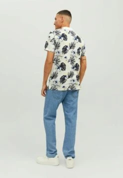 Jack & Jones Kurzärmeliges All-Over-Print - Poloshirt - Cloud Dancer -Jack & Jones 09e136e48f594fc5b93bb19668d674f9