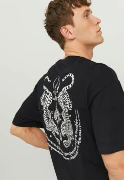Jack & Jones Crew Neck - T-Shirt Print - Black -Jack & Jones 0a596e25bd7a467ab933f1efae18bcc8