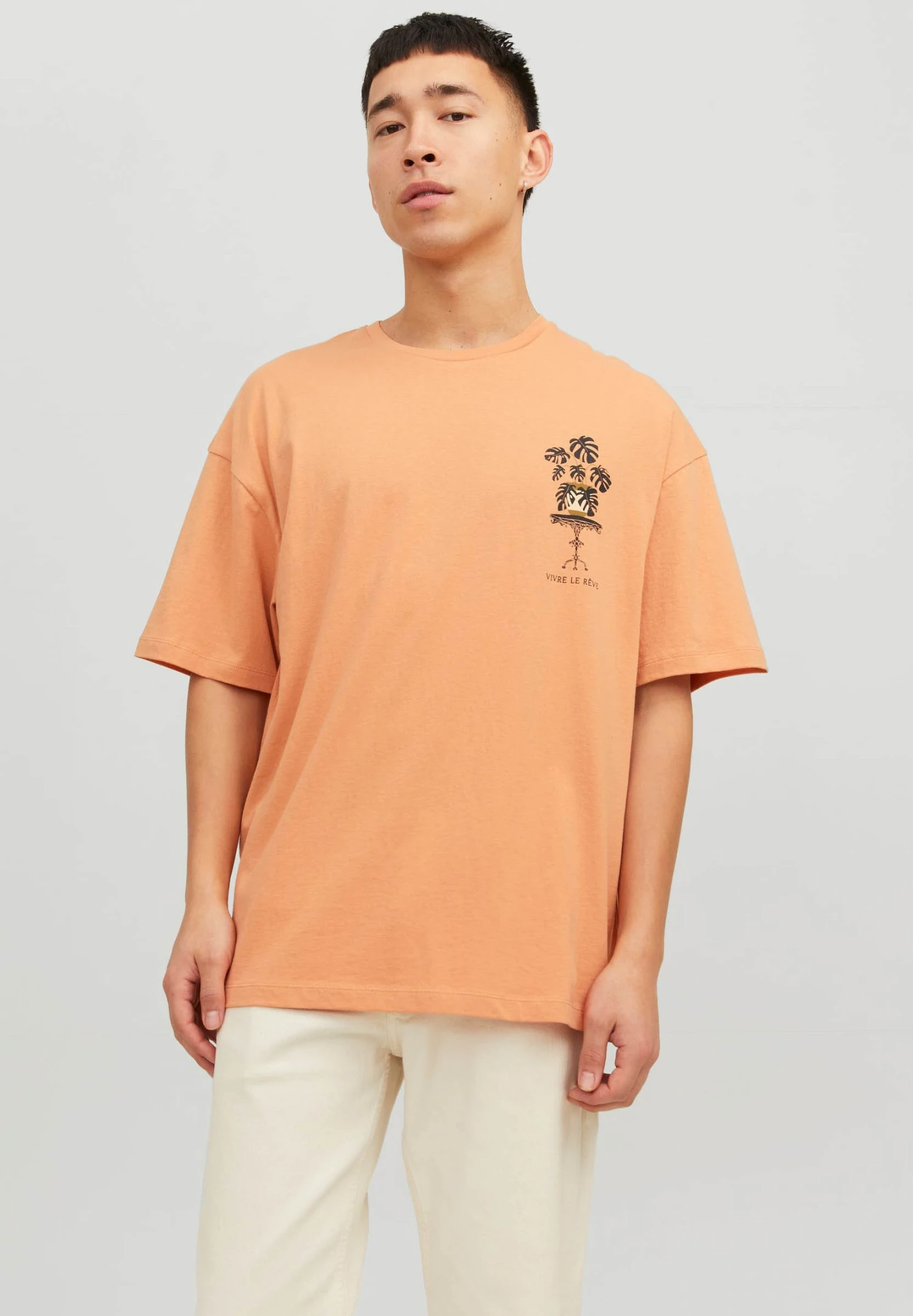 Jack & Jones Jorart Tee Crew Neck - T-Shirt Print - Copper Tan 2 Jack & Jones Jorart Tee Crew Neck - T-Shirt Print - Copper Tan - Afbeelding 2