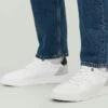 Jack & Jones Basket Leder - Sneakers Laag - Bright White