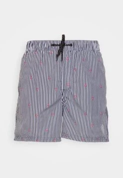 Jack & Jones Jpstfiji Jjswim Mini Stripe - Zwemshorts - Navy Blazer