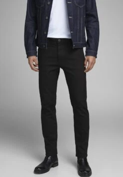 Jack & Jones Jwhclark Jjoriginal Am 883 Noos - Slim Fit Jeans - Black Denim
