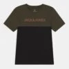 Jack & Jones Junior Jjeurban Blocking Jr - T-Shirt Print - Forest Night