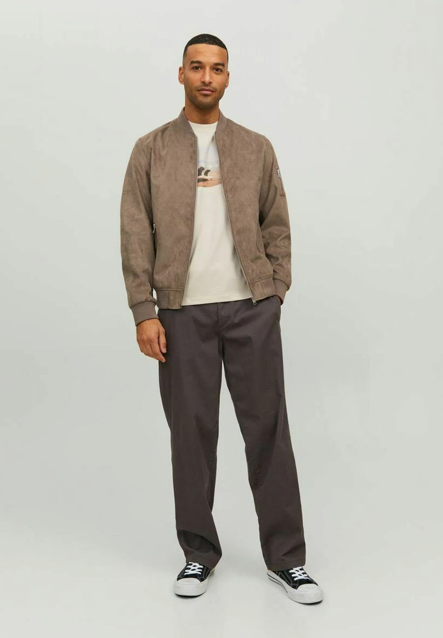 Jack & Jones Jjrocky Fs - Imitatieleren Jas - Brown 2 Jack & Jones Jjrocky Fs - Imitatieleren Jas - Brown - Afbeelding 2