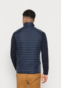 Jack & Jones Multi Bodywarmer Collar Noos - Bodywarmer - Navy -Jack & Jones 0f8d2044992a43a081524f76457b75b6