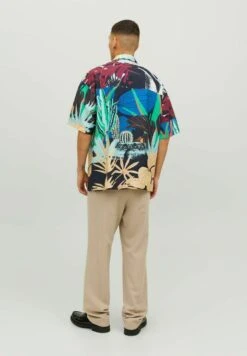 Jack & Jones Kurzarm All-Over-Print - Overhemd - Black -Jack & Jones 107f81e6d7fb4002a2fc0237499426a8