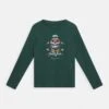 Jack & Jones Junior Jorcaptain Captain Crew Neck- Longsleeve - Trekking Green