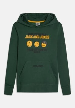 Jack & Jones Junior Jorsmileyworld Hood - Hoodie - Trekking Green