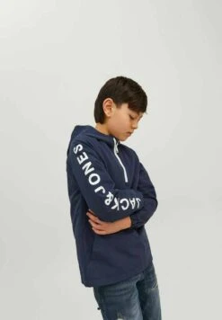 Jack & Jones Junior Jorluke Anorak - Jas - Navy Blazer -Jack & Jones 141c0c59fbce4f61a6c5b7cea9a55f4d