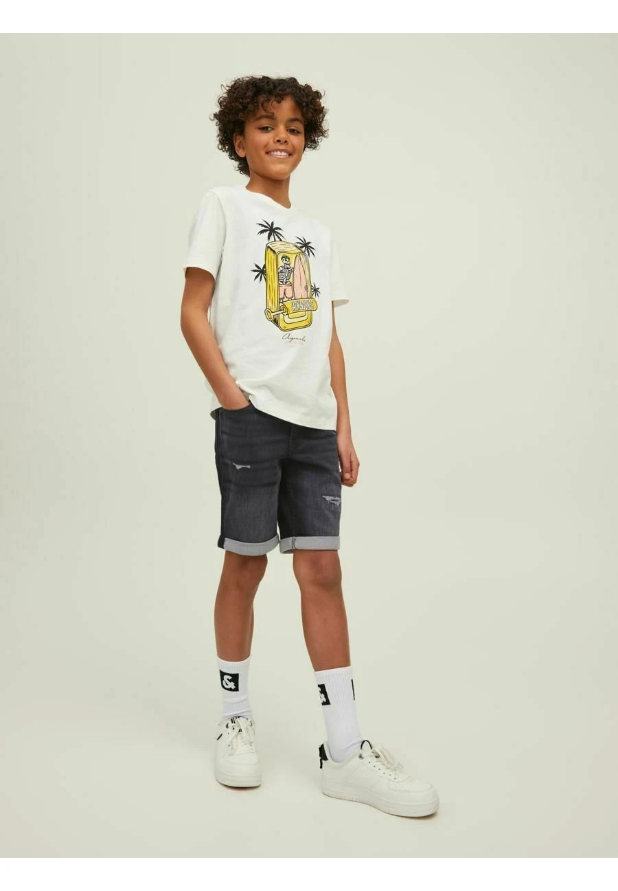 Jack & Jones Junior Rick Icon - Jeansshort - Black Denim 1 Jack & Jones Junior Rick Icon - Jeansshort - Black Denim