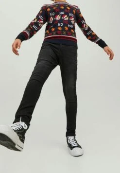 Jack & Jones Junior Jungen Liam Original - Slim Fit Jeans - Black Denim -Jack & Jones 16e835a914e444389a87bfcb1579769b