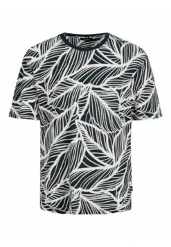 JACK&JONES Premium All-Over-Print- T-Shirt Print - Navy Blazer -Jack & Jones 1ad4f710f0a847e9b403b1f32c06a6c6