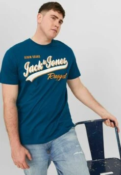 Jack & Jones Elogo Tee Ss O-Neck 2 Col - T-Shirt Print - Sailor Blue -Jack & Jones 1bb2c442dfab46eea9c4d4bc437430e4