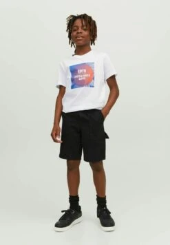 Jack & Jones Junior Tony Utility - Jeansshort - Black Denim