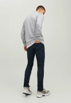 Jack & Jones Jcologan Zip High Neck Ss23 Sn - Sweater Met Rits - Light Grey Melange -Jack & Jones 1c69c503d9e943c88efe6f4b3687d35c