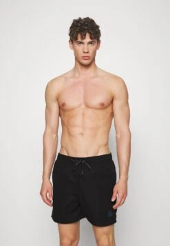 Jack & Jones Jpstfiji Jjswim Solid 2 Pack - Zwemshorts - Black/Super Sonic