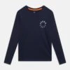 Jack & Jones Junior Jjwarrior Tee Crew Neck Jnr - Longsleeve - Navy
