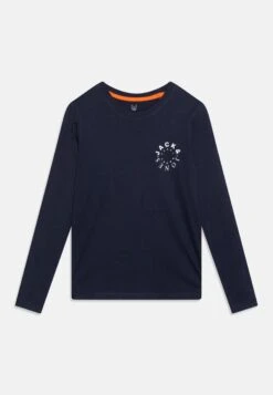 Jack & Jones Junior Jjwarrior Tee Crew Neck Jnr - Longsleeve - Navy