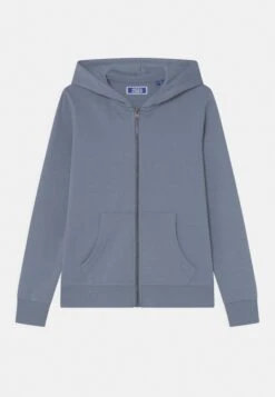 Jack & Jones Junior Jjebasic Zip Hood Jnr - Vest - Flint Stone