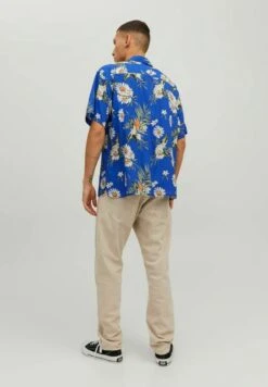 Jack & Jones Jorluke Flores Resort - Overhemd - Nautical Blue -Jack & Jones 21877b18187f4f0b8b4f177aa377aa3a