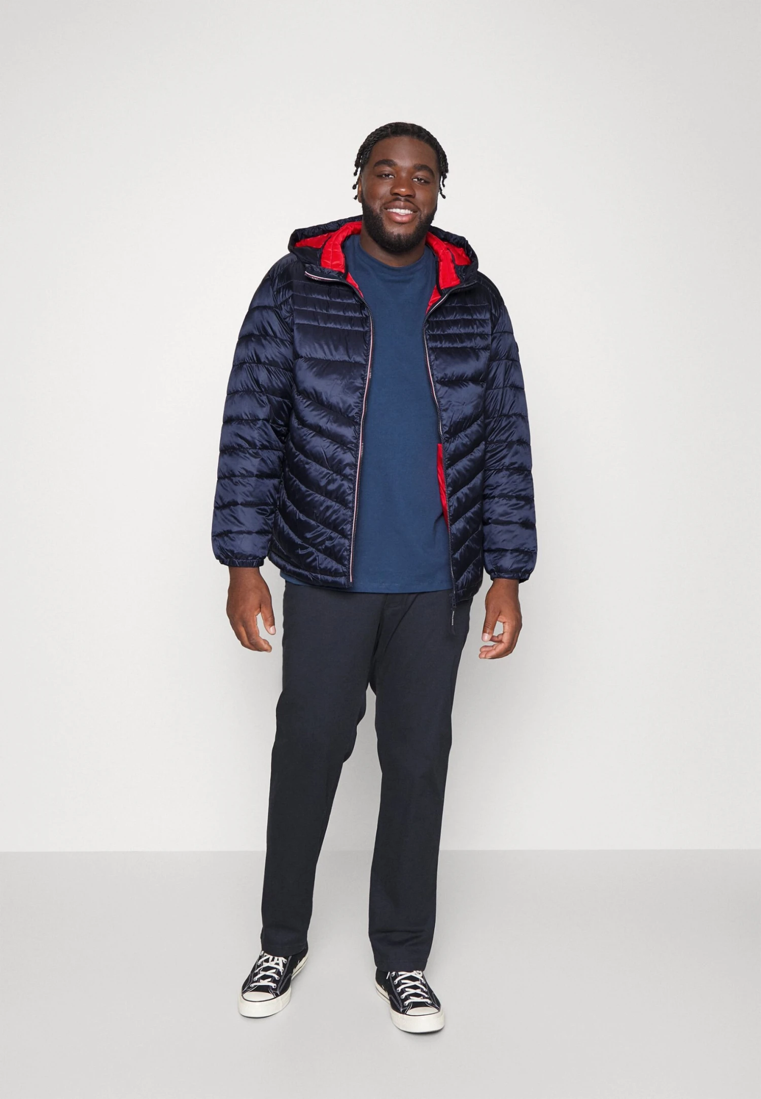 Jack & Jones Jjehero Puffer Hood - Winterjas - Navy Blazer 2 Jack & Jones Jjehero Puffer Hood - Winterjas - Navy Blazer - Afbeelding 2