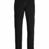 Jack & Jones Junior Chris Original - Straight Leg Jeans - Black Denim