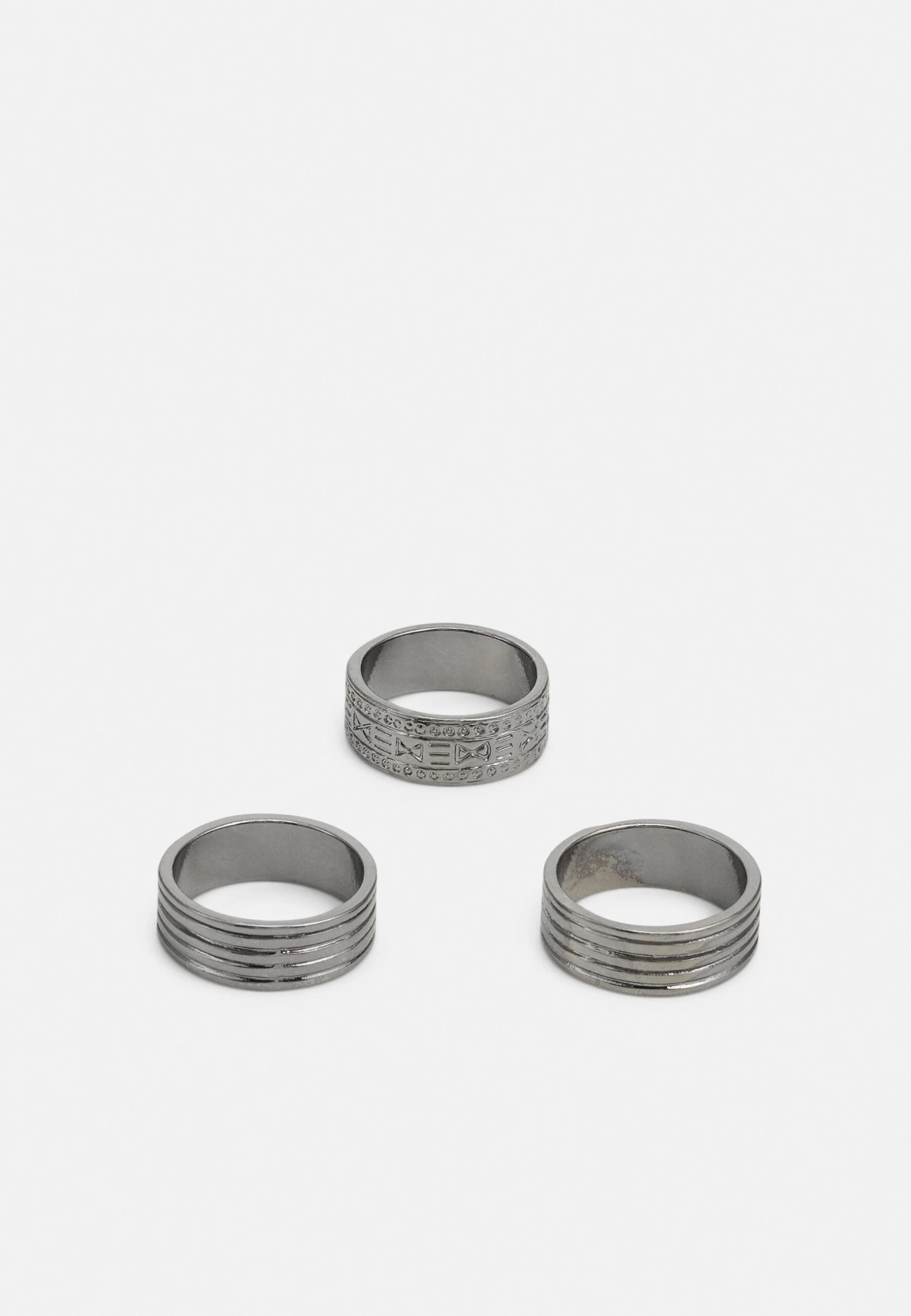 Jack & Jones Jactaranto 3 Pack Unisex - Ring - Black 1 Jack & Jones Jactaranto 3 Pack Unisex - Ring - Black