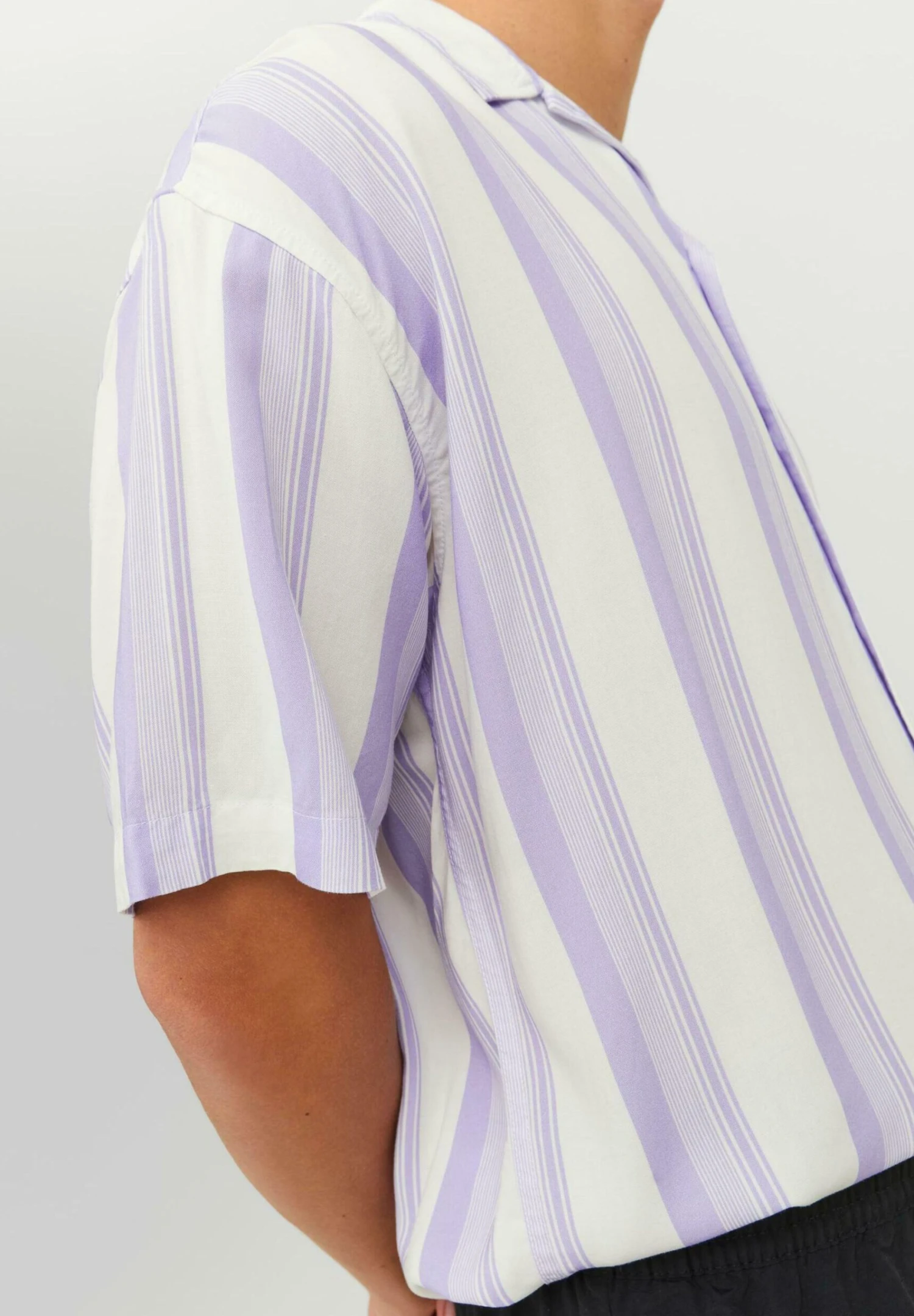 Jack & Jones Jcochain Reggie Stripe Resort- Overhemd - Lavender 5 Jack & Jones Jcochain Reggie Stripe Resort- Overhemd - Lavender - Afbeelding 5