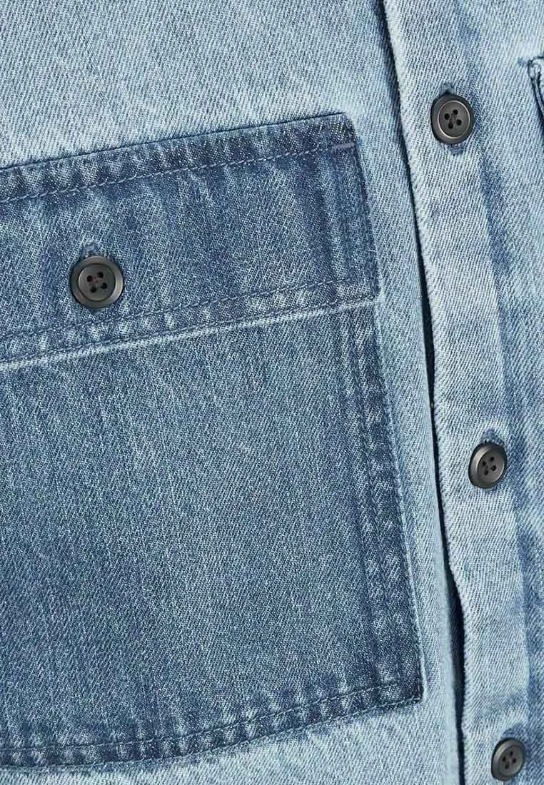 Jack & Jones Overhemd - Light Blue Denim 3 Jack & Jones Overhemd - Light Blue Denim - Afbeelding 3