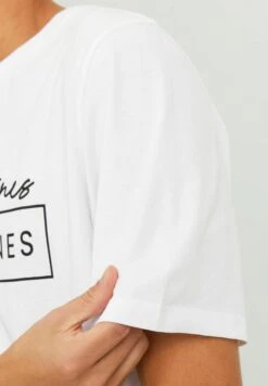 Jack & Jones Crew Neck - T-Shirt Print - White -Jack & Jones 28d79a83ea7d47c293cc601879be7e26