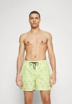 Jack & Jones Jpstfiji Jjswim Mini Stripe - Zwemshorts - Acid Lime