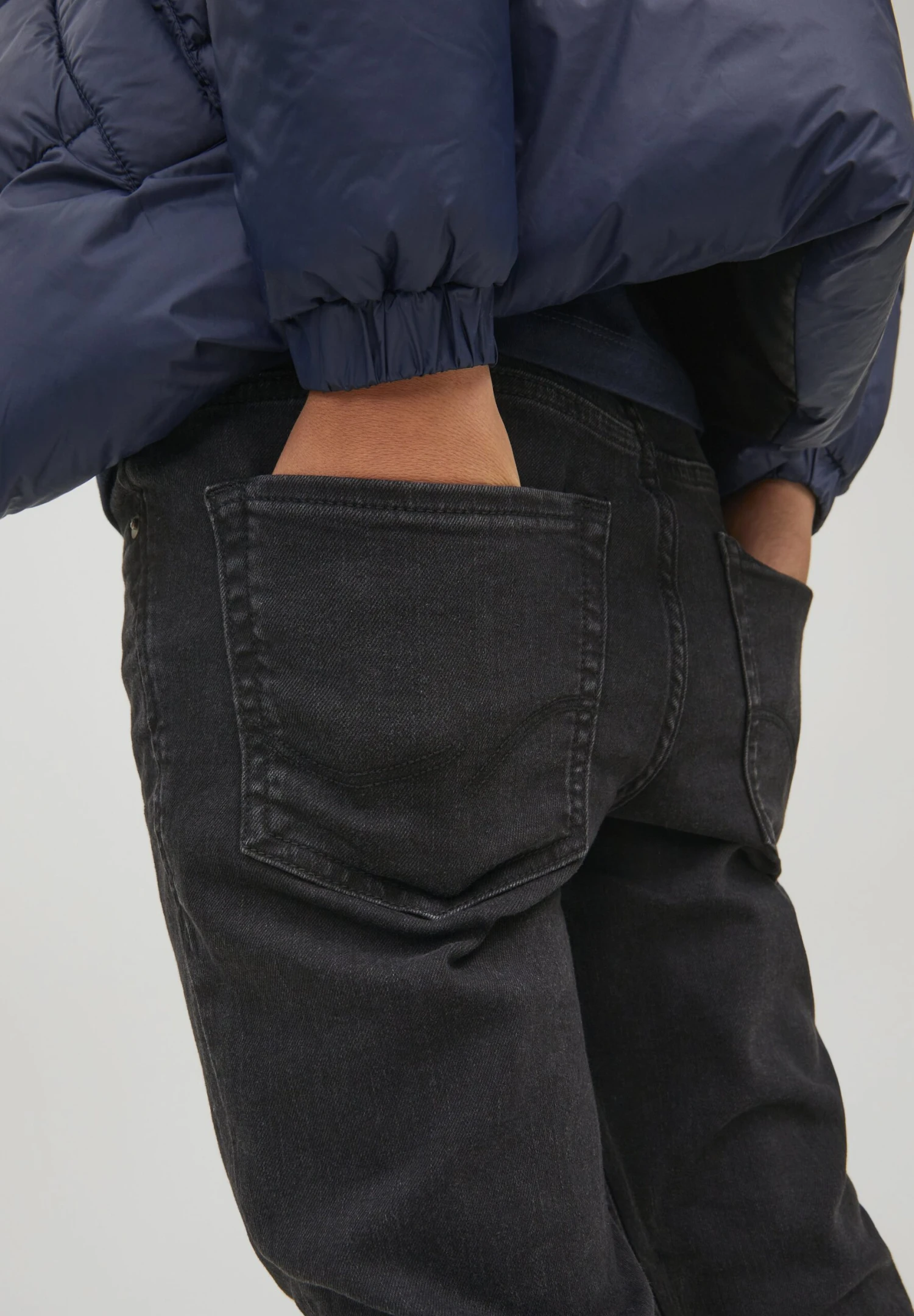 Jack & Jones Junior Jjiliam Jjoriginal- Jeans Skinny Fit - Black Denim 5 Jack & Jones Junior Jjiliam Jjoriginal- Jeans Skinny Fit - Black Denim - Afbeelding 5