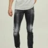 Jack & Jones Glenn Luca- Slim Fit Jeans - Black Denim