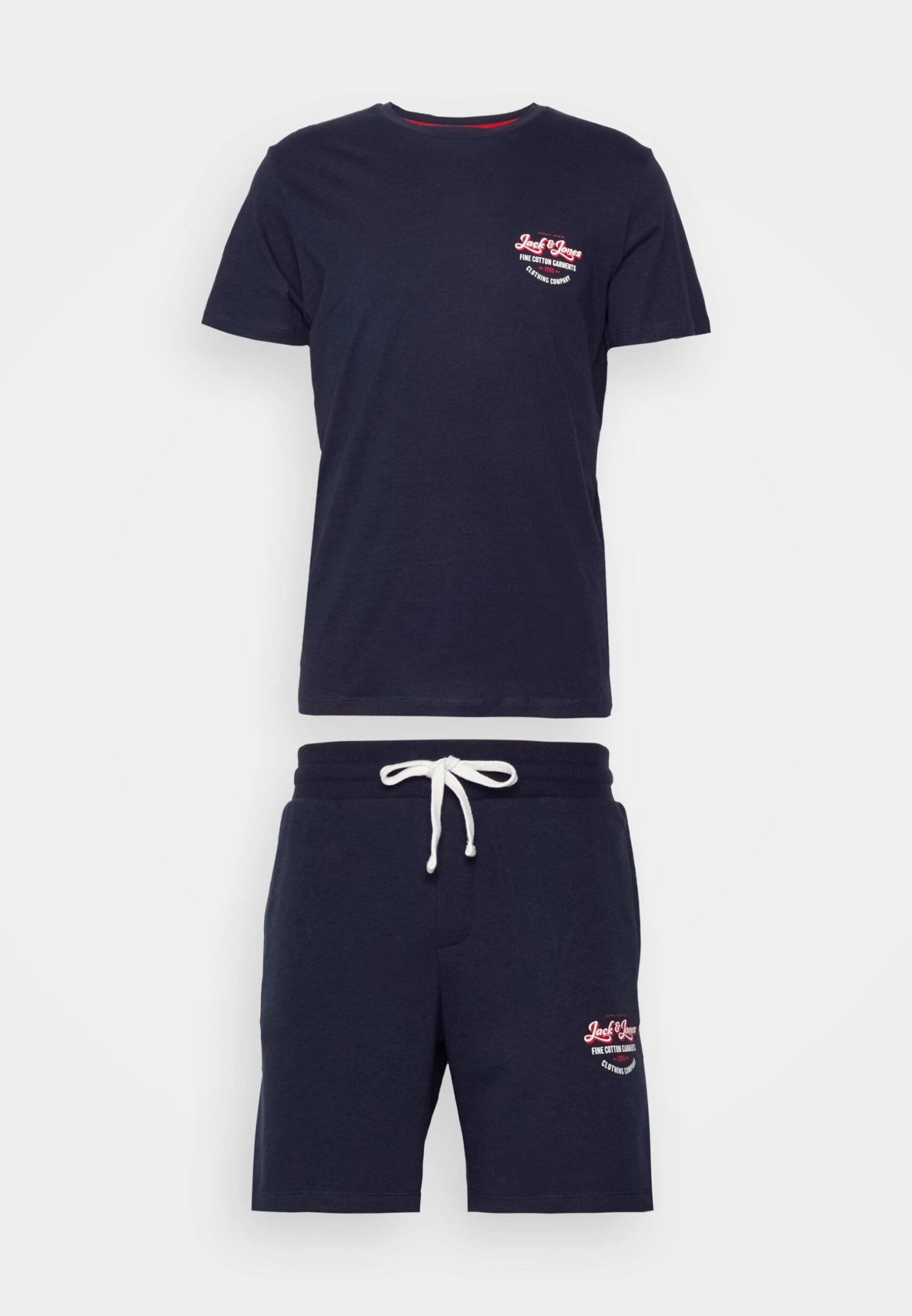 Jack & Jones Jjandy Crew Neck Set - Shorts - Navy Blazer 1 Jack & Jones Jjandy Crew Neck Set - Shorts - Navy Blazer