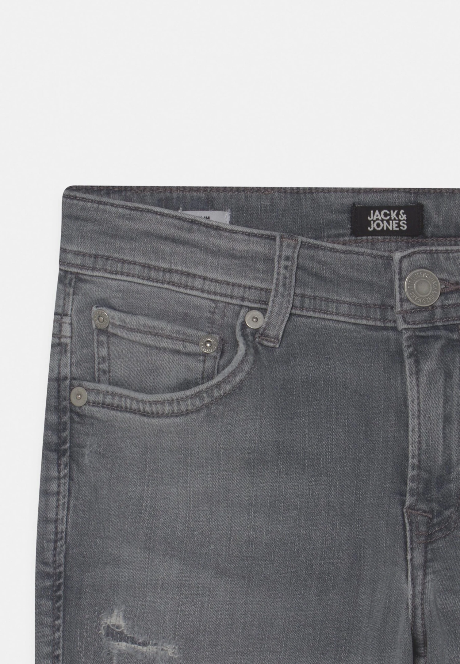 Jack & Jones Junior Jjiglenn Jjoriginal Jr - Slim Fit Jeans - Grey Denim 3 Jack & Jones Junior Jjiglenn Jjoriginal Jr - Slim Fit Jeans - Grey Denim - Afbeelding 3