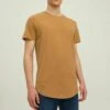 Jack & Jones Jjenoa Ss Crew Neck Noos - T-Shirt Basic - Rubber