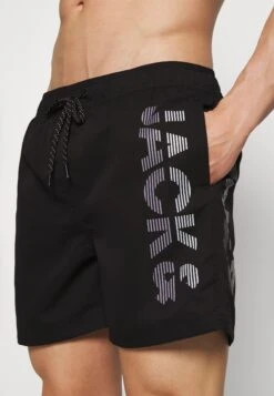 Jack & Jones Jjswim Splicelogo 2Pack - Zwemshorts - Black/Black + Navy Blazer -Jack & Jones 324bb4edd0754ccdb24e68407dd0b370